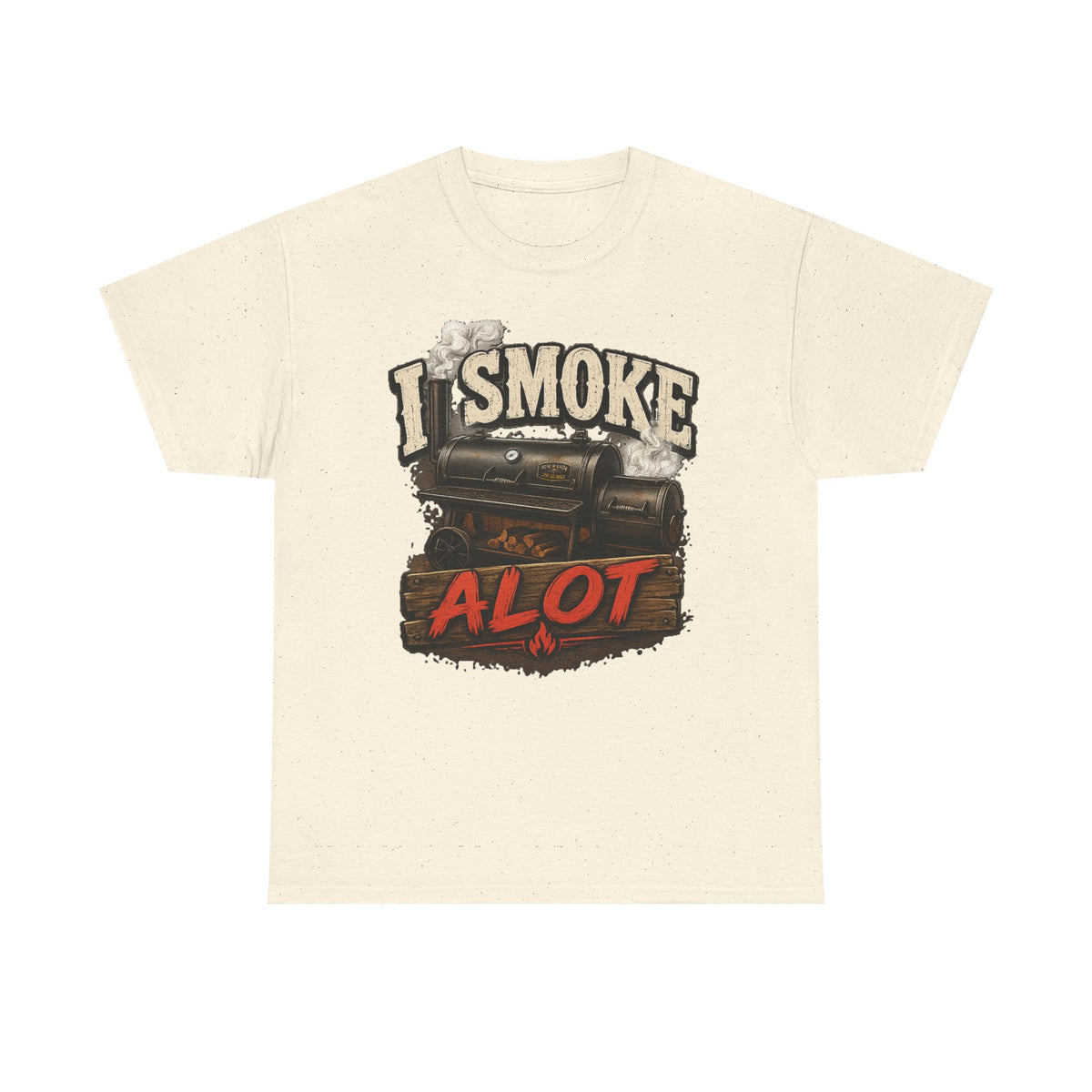 I Smoke A Lot Grill T-Shirt — BBQ Smoker Enthusiast Tee