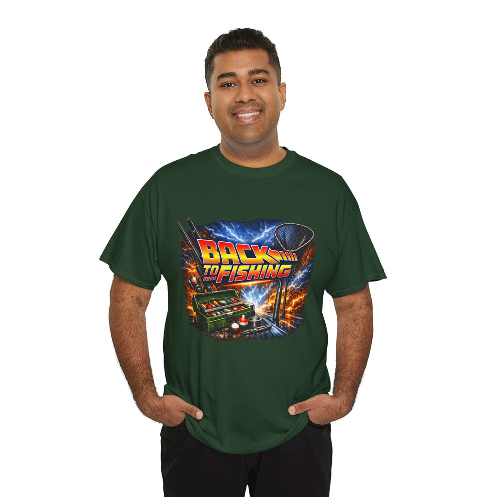 Back to Fishing T-Shirt — Retro Fishing Tee for Anglers