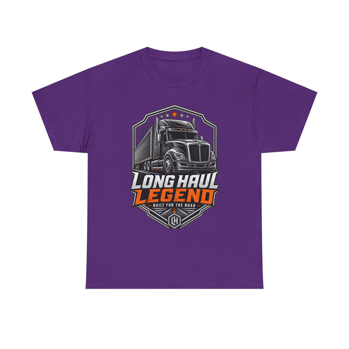 Long Haul Legend Trucker T-Shirt — "Long Haul Legend" Graphic Tee for Truck Drivers & Fans