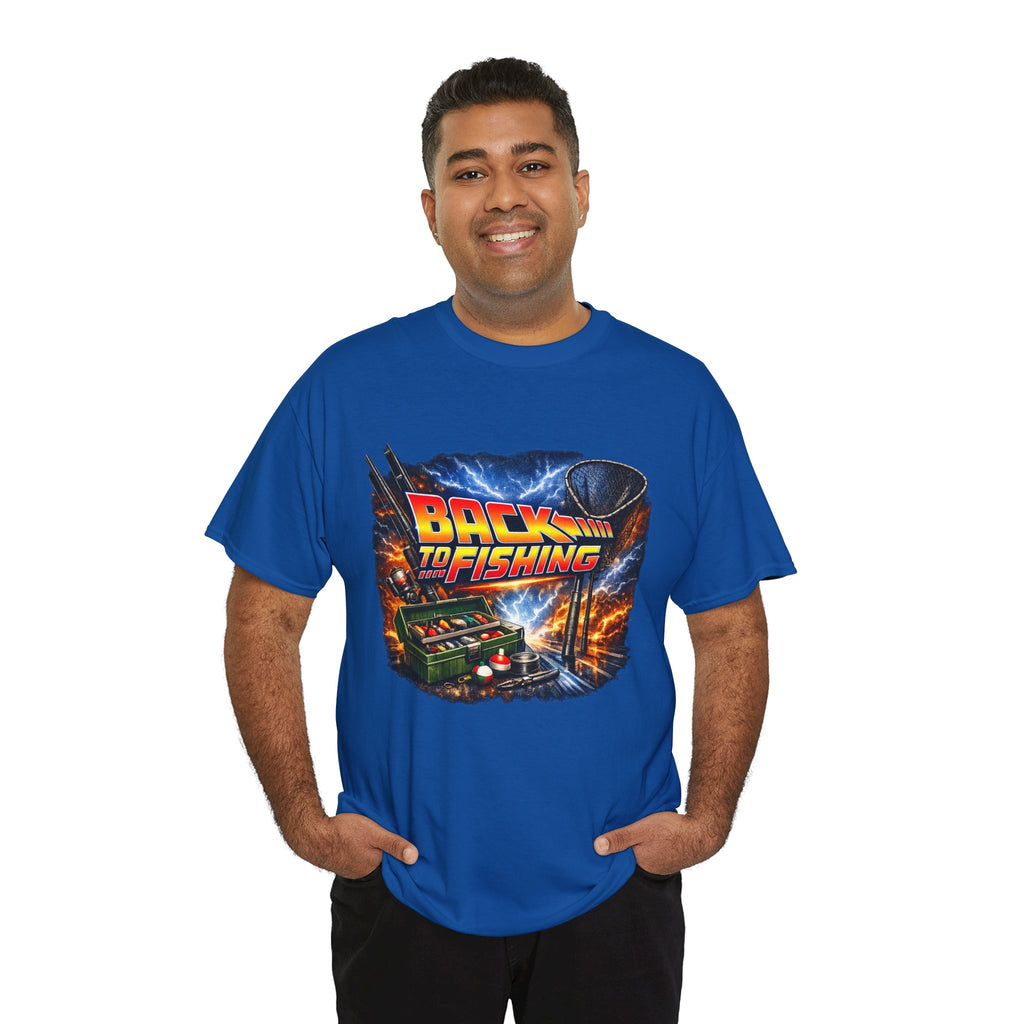 Back to Fishing T-Shirt — Retro Fishing Tee for Anglers