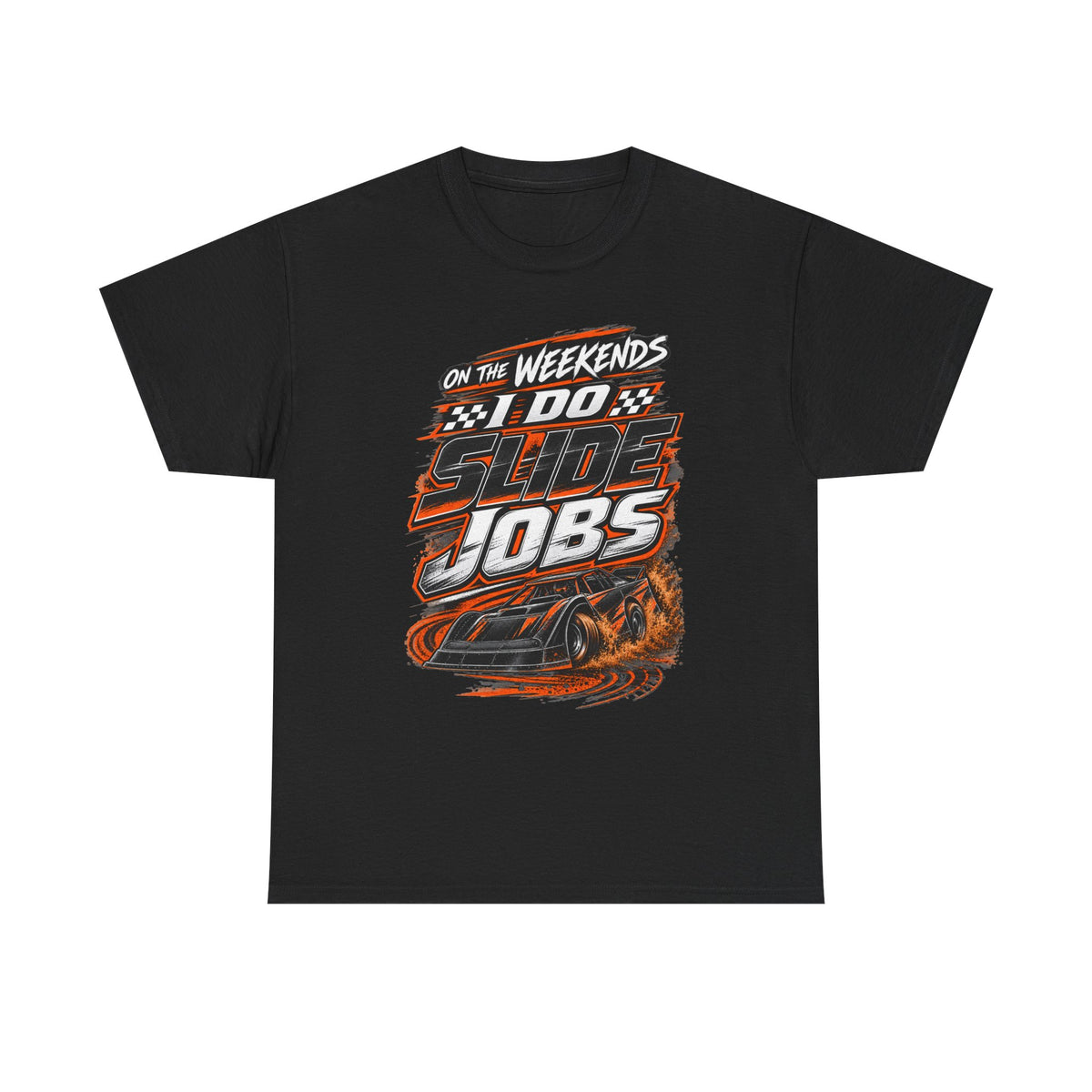 Weekend Drift Car T-Shirt — "On the Weekends I Do Slide Jobs" Racing Tee