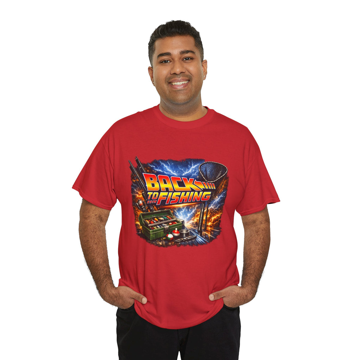 Back to Fishing T-Shirt — Retro Fishing Tee for Anglers