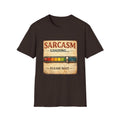 Sarcasm Loading T-Shirt — Funny Retro Progress Bar Tee