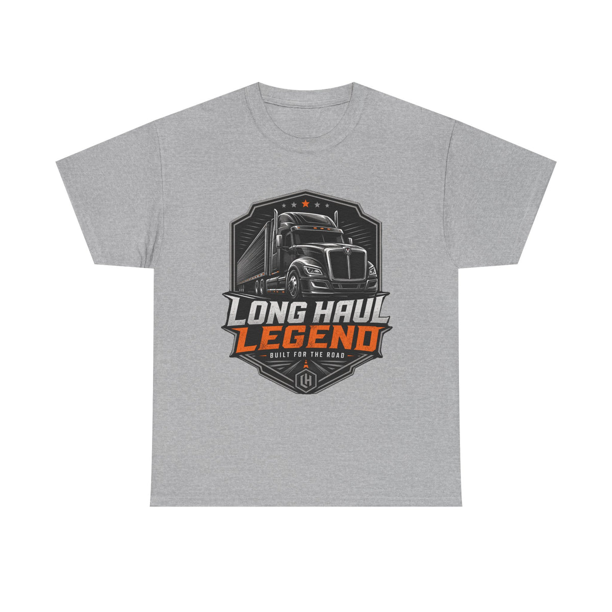 Long Haul Legend Trucker T‑Shirt — 'Long Haul Legend' Semi Truck Graphic Tee