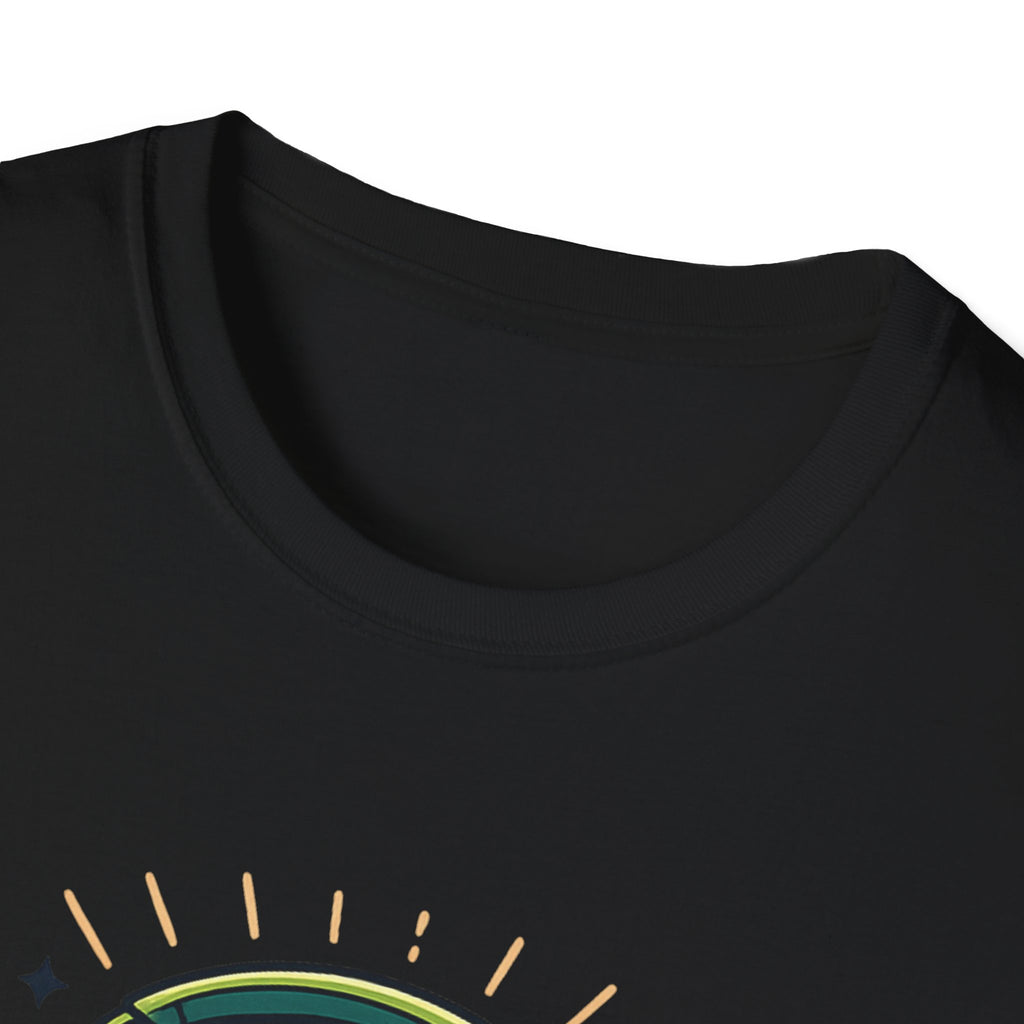 No Thoughts Just Vibes T-Shirt — Retro Brain Headphones Graphic Tee