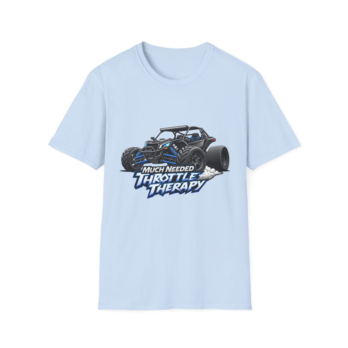 Throttle Therapy Off-Road T-Shirt — "Much Needed Throttle Therapy" Buggy Design
