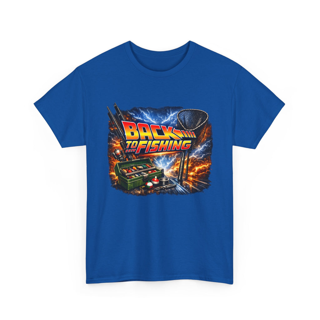 Back to Fishing T-Shirt — Retro Fishing Tee for Anglers
