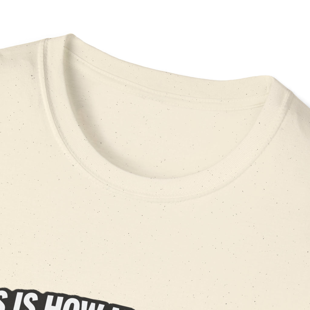 T-Shirt — 'This Is How Most People See My Hellcat' Muscle Car Sunset Tee
