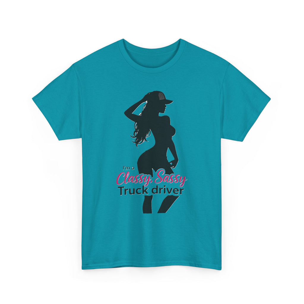 Classy Sassy Truck Driver T-Shirt — Feminine Trucker Tee