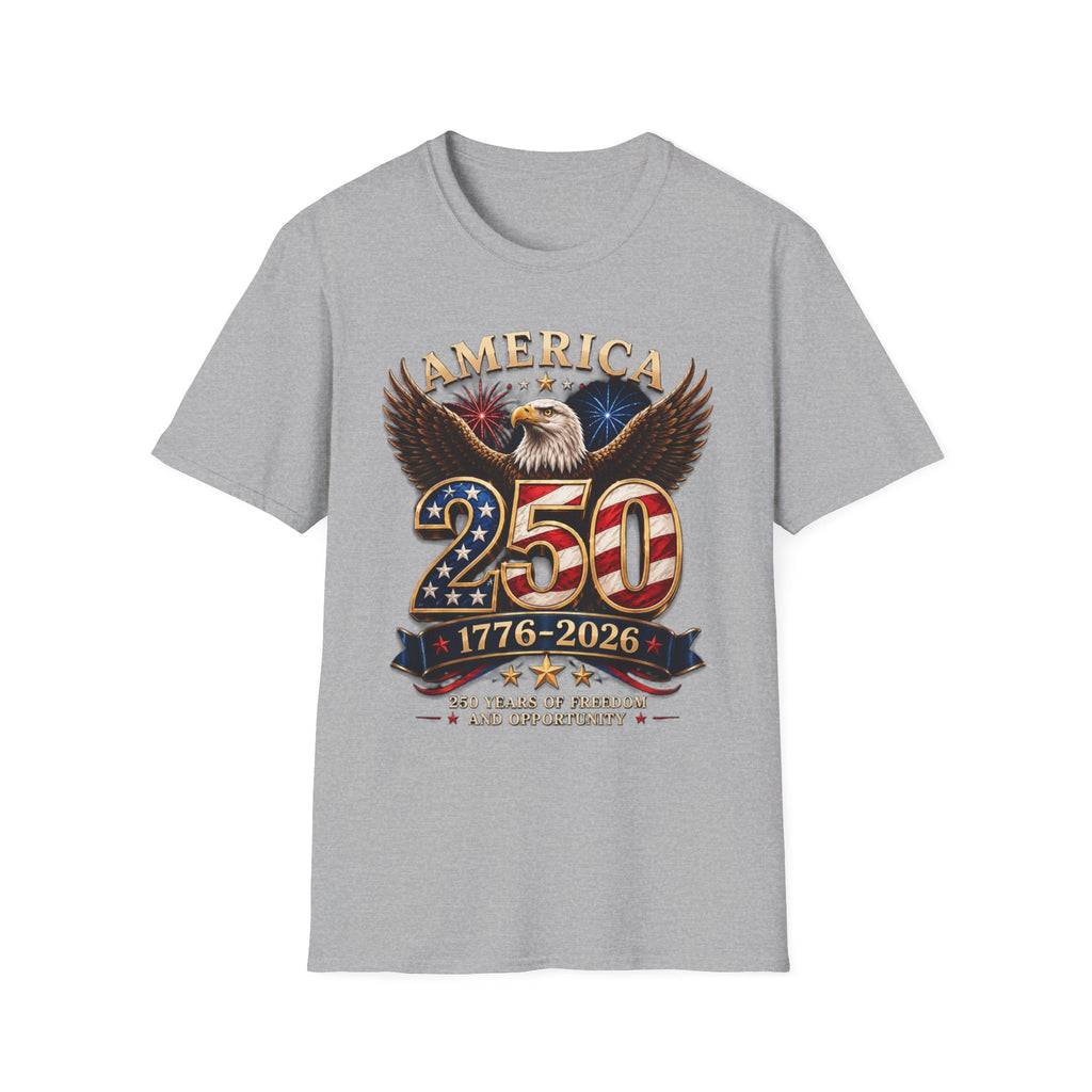 America 250 Centennial Eagle T-Shirt — 1776–2026 Patriotic 250th Anniversary Tee