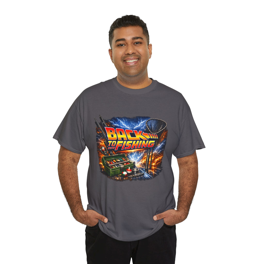 Back to Fishing T-Shirt — Retro Fishing Tee for Anglers