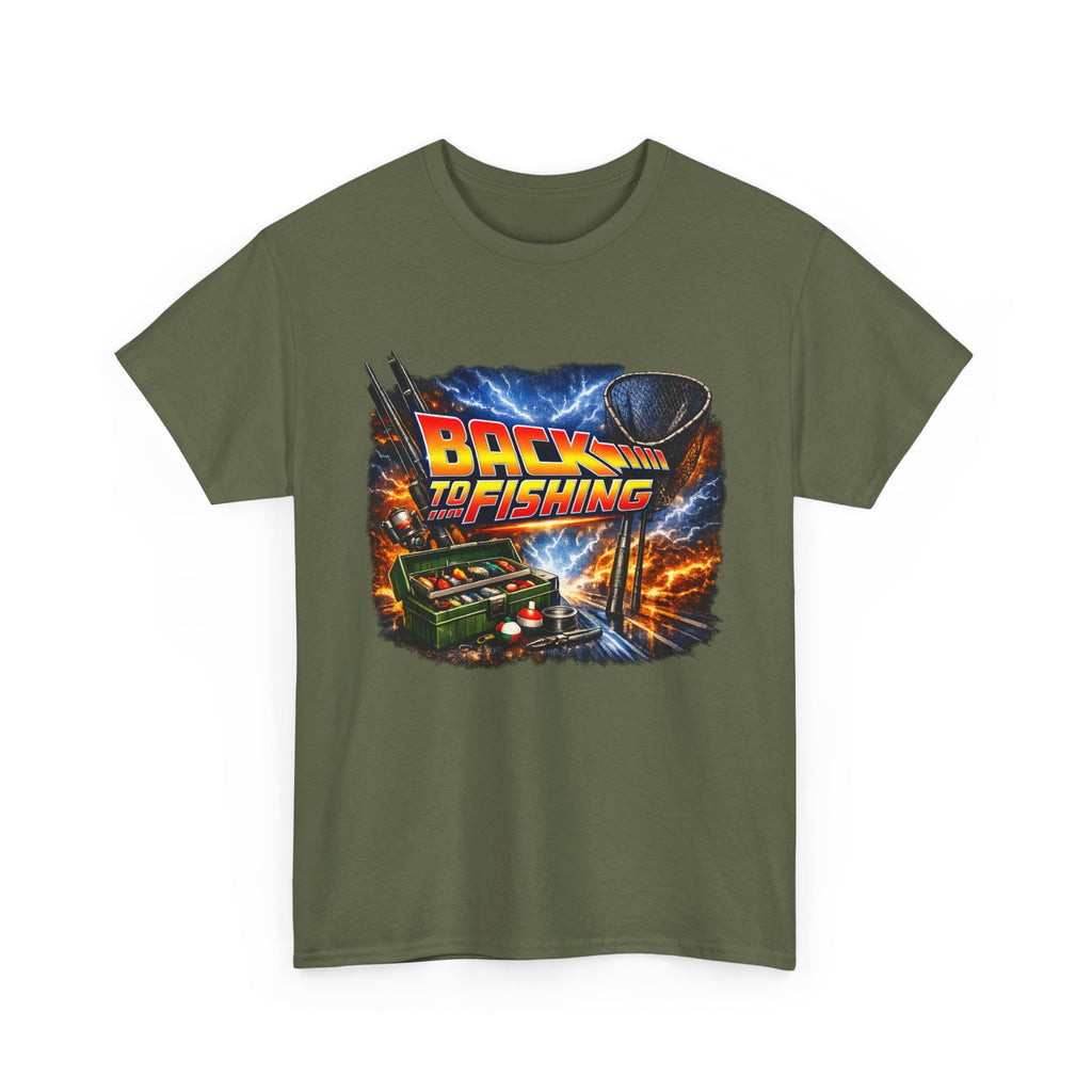 Back to Fishing T-Shirt — Retro Fishing Tee for Anglers