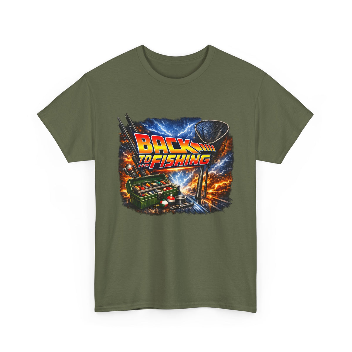 Back to Fishing T-Shirt — Retro Fishing Tee for Anglers