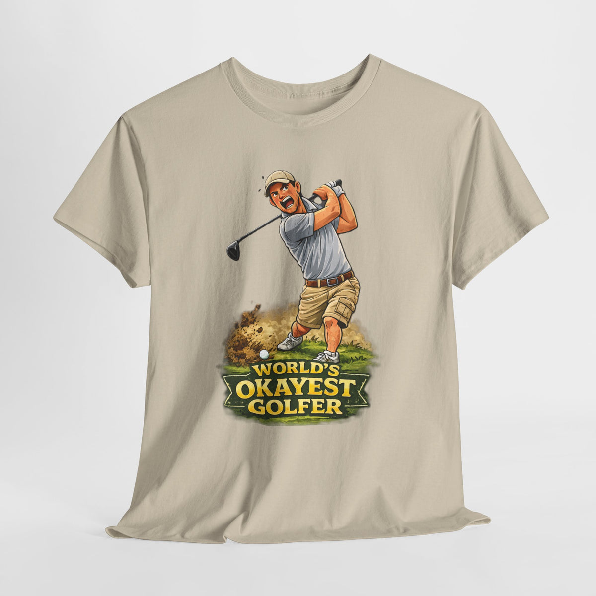 World's Okayest Golfer T-Shirt – Funny Golf Gift for Him