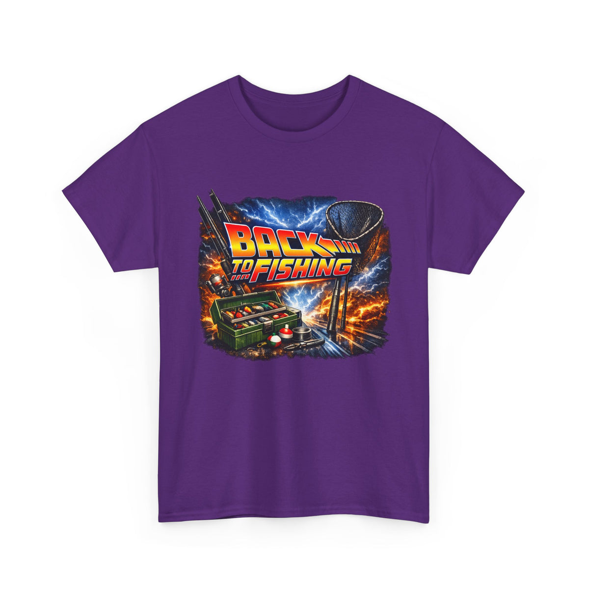 Back to Fishing T-Shirt — Retro Fishing Tee for Anglers