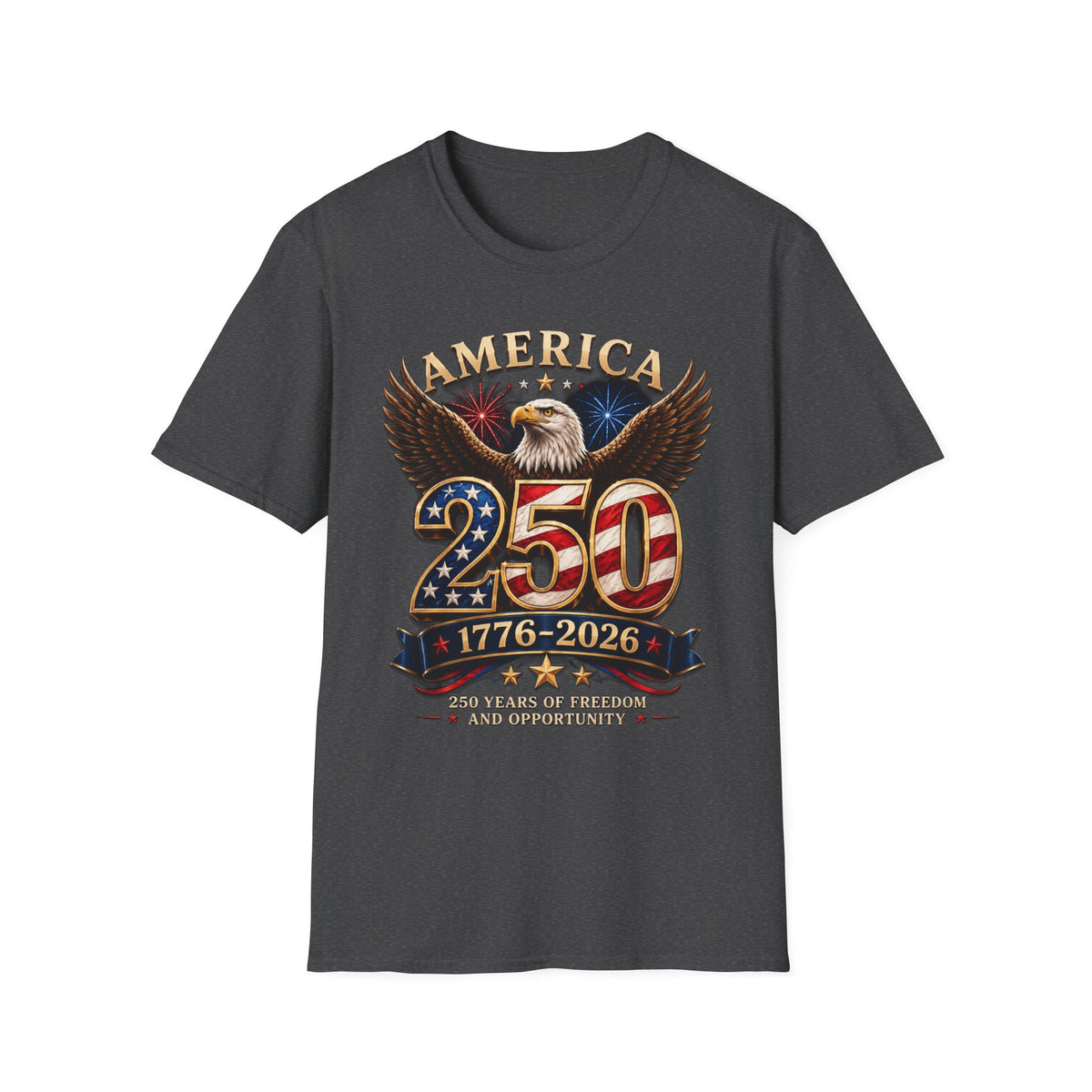 America 250 Centennial Eagle T-Shirt — 1776–2026 Patriotic 250th Anniversary Tee