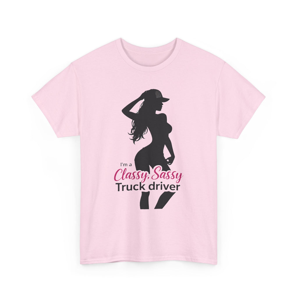 Classy Sassy Truck Driver T-Shirt — Feminine Trucker Tee