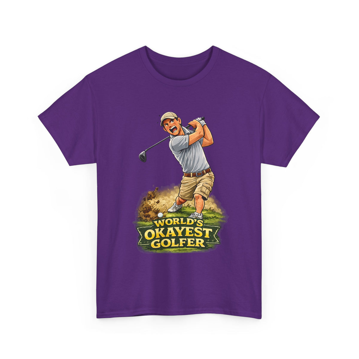 World's Okayest Golfer T-Shirt – Funny Golf Gift for Him