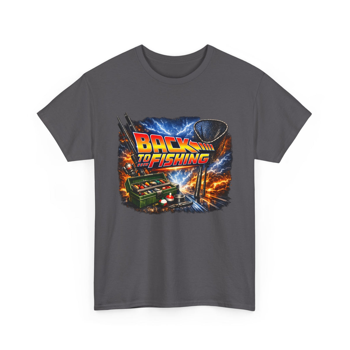 Back to Fishing T-Shirt — Retro Fishing Tee for Anglers