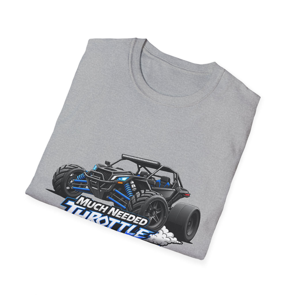 Throttle Therapy Off-Road T-Shirt — "Much Needed Throttle Therapy" Buggy Design