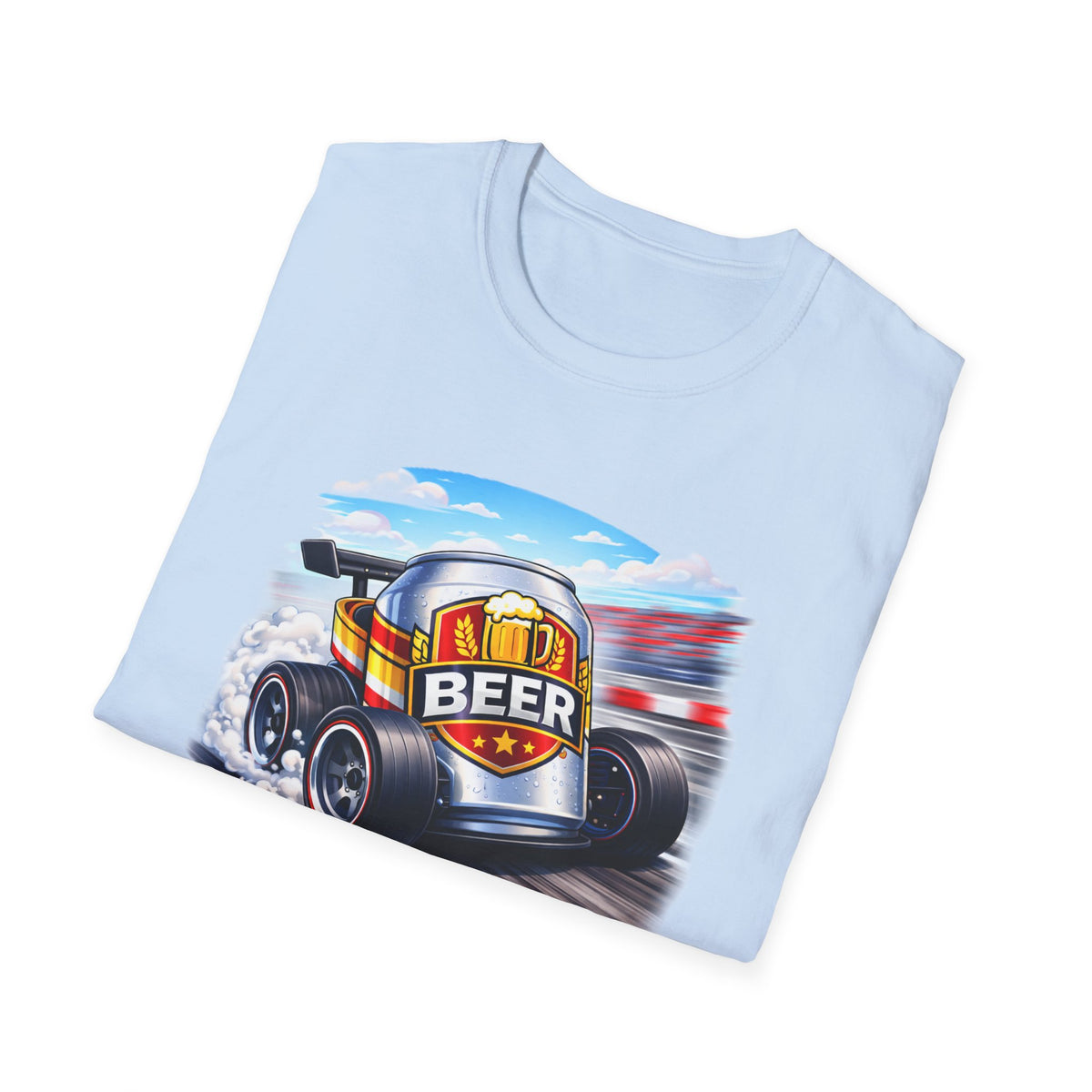 Racing Beer T-Shirt – "My Drinking Team Has a Racing Problem" Funny Motorsports Tee