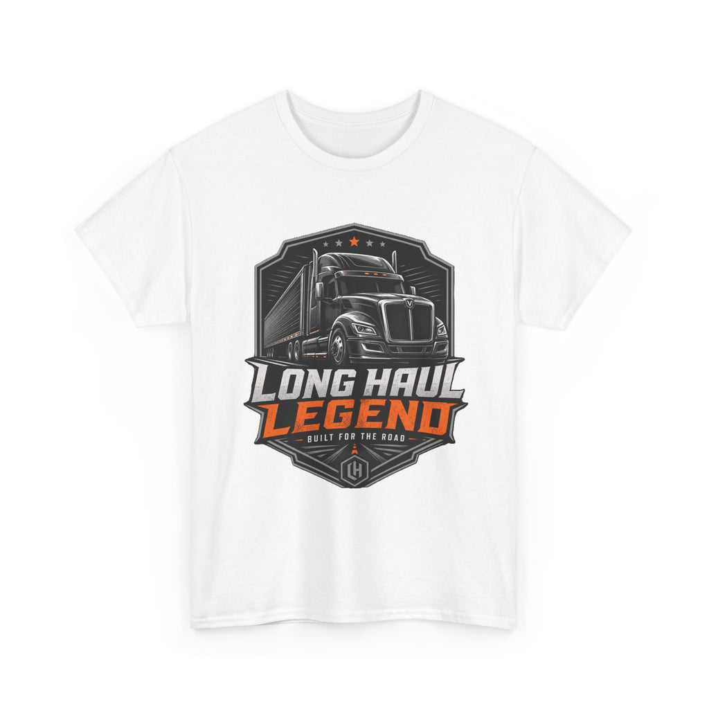 Long Haul Legend Trucker T‑Shirt — 'Long Haul Legend' Semi Truck Graphic Tee