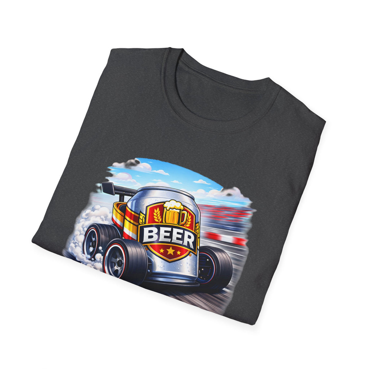 Racing Beer T-Shirt – "My Drinking Team Has a Racing Problem" Funny Motorsports Tee