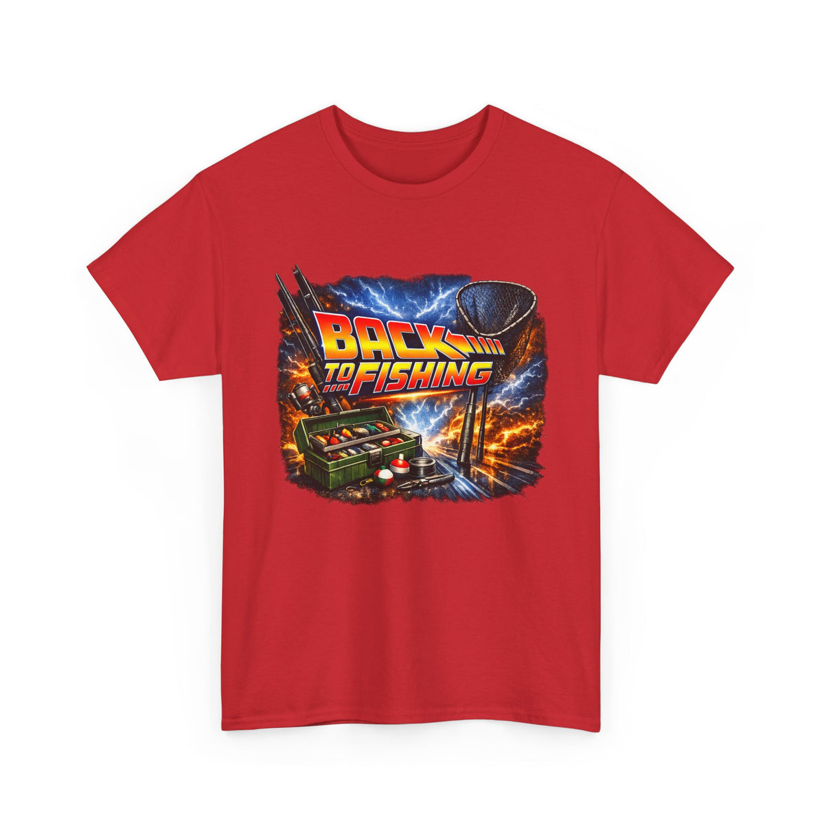 Back to Fishing T-Shirt — Retro Fishing Tee for Anglers
