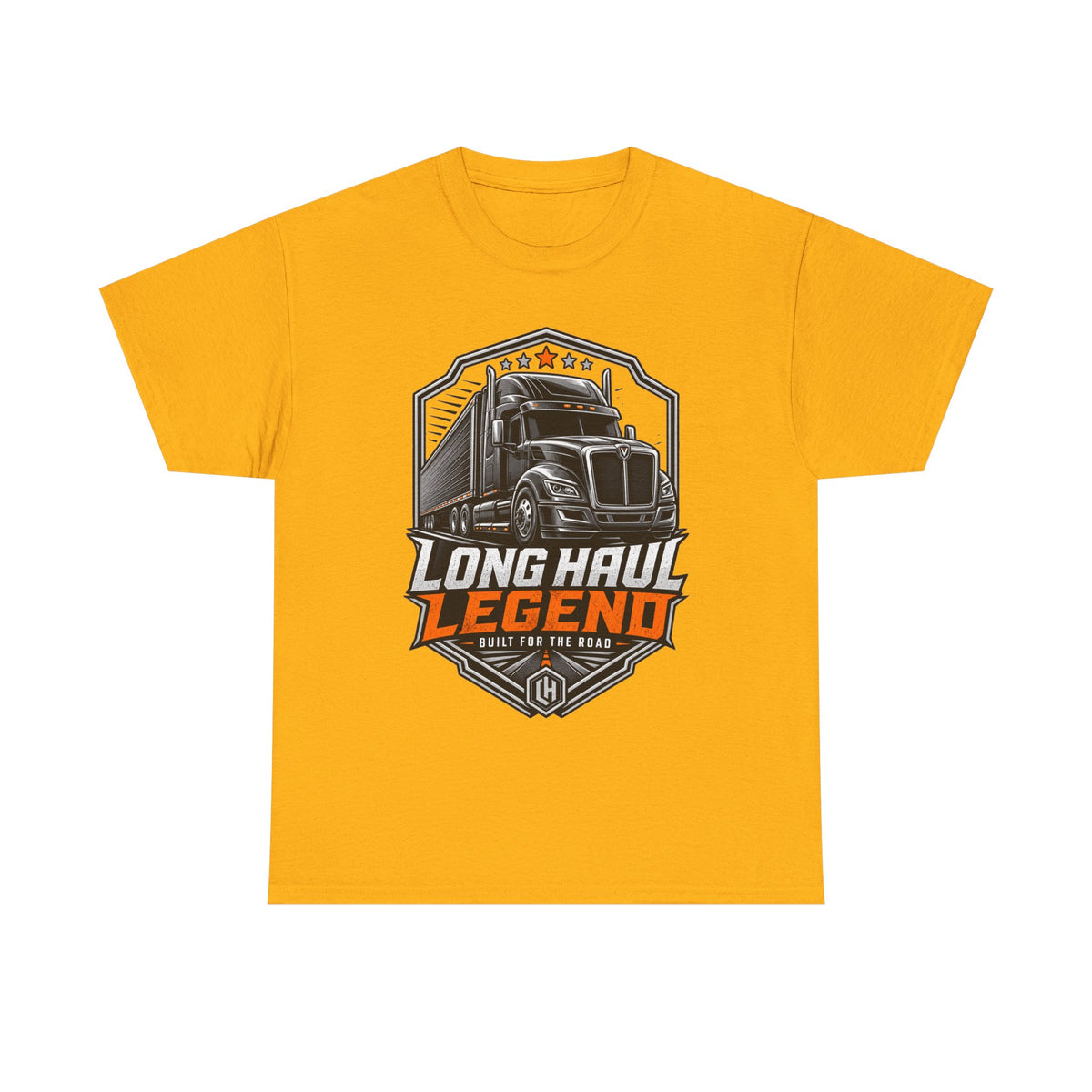 Long Haul Legend Trucker T-Shirt — "Long Haul Legend" Graphic Tee for Truck Drivers & Fans