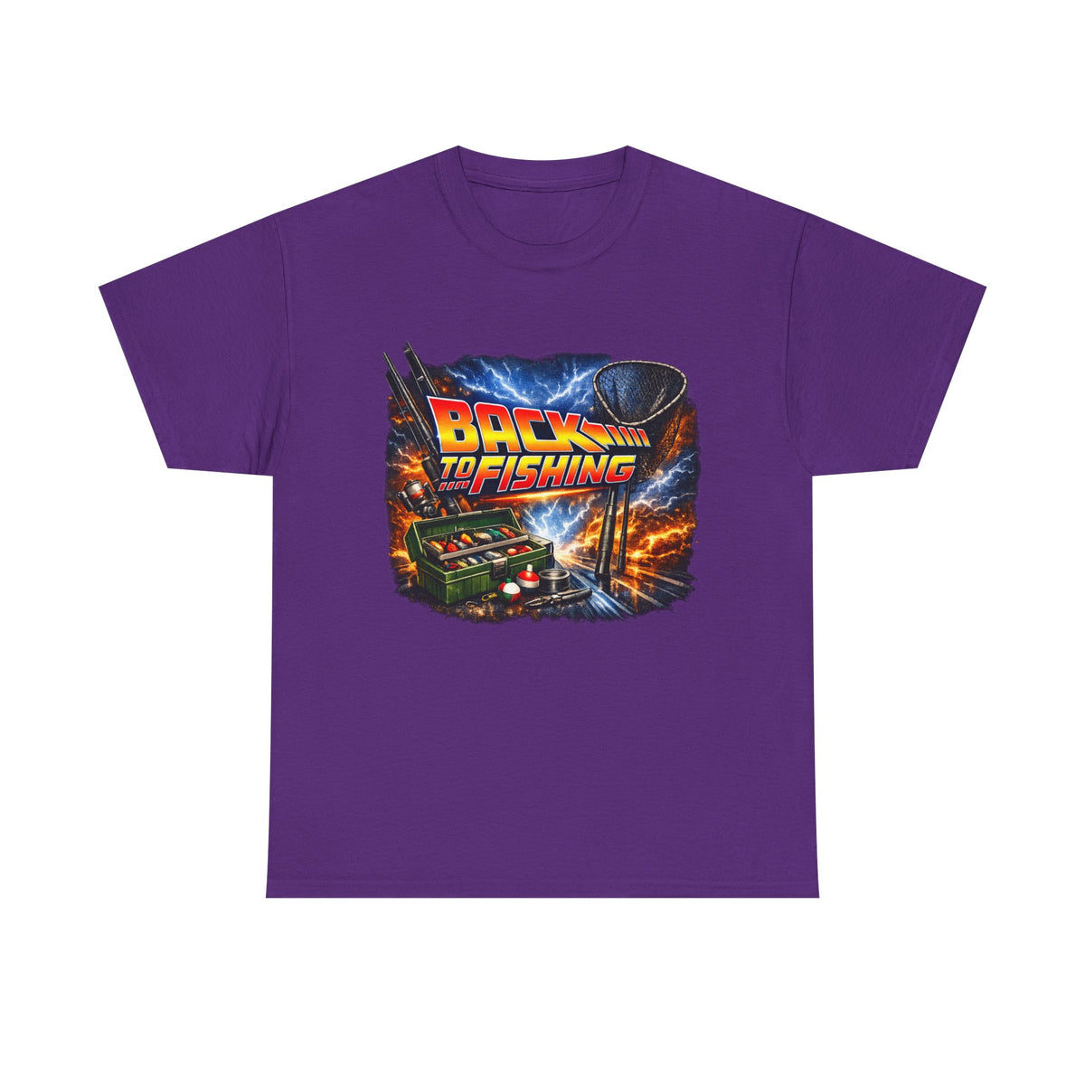 Back to Fishing T-Shirt — Retro Fishing Tee for Anglers
