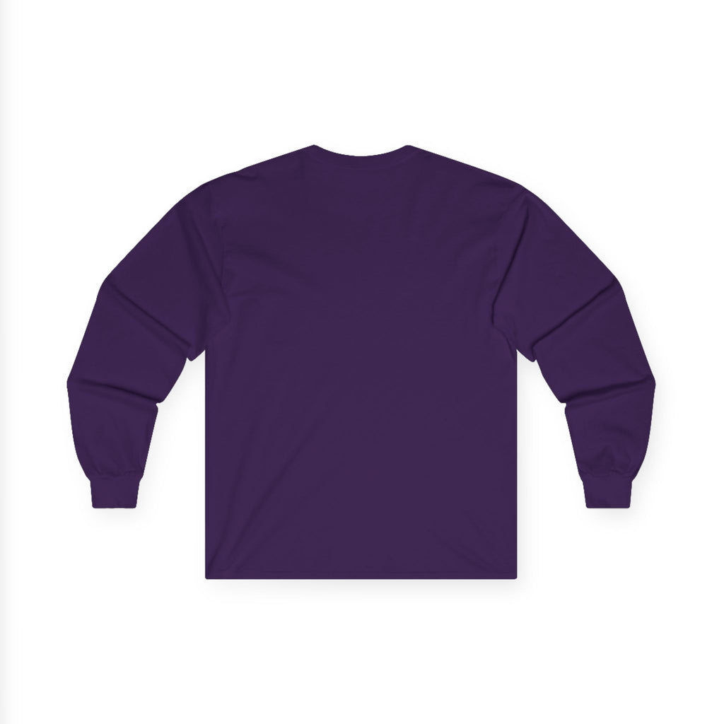Inspirational Long Sleeve Tee — "Yes, Tomorrow Needs You" Sunset Design
