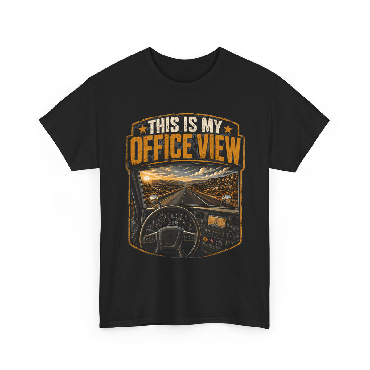 This Is My Office View Truck Driver T-Shirt