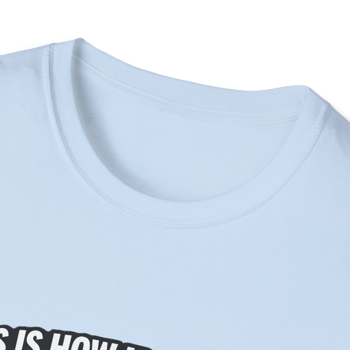 T-Shirt — 'This Is How Most People See My Hellcat' Muscle Car Sunset Tee