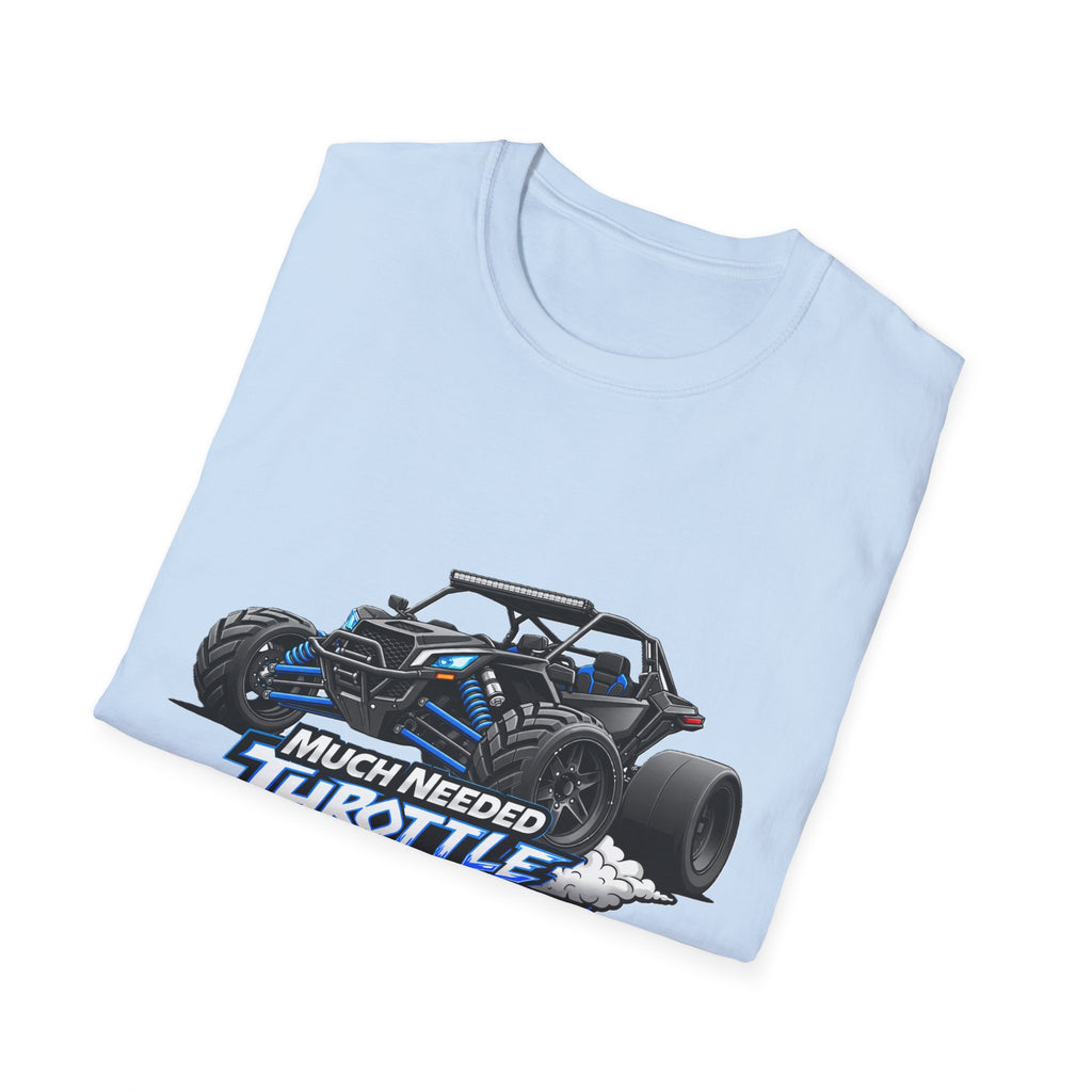 Throttle Therapy Off-Road T-Shirt — "Much Needed Throttle Therapy" Buggy Design