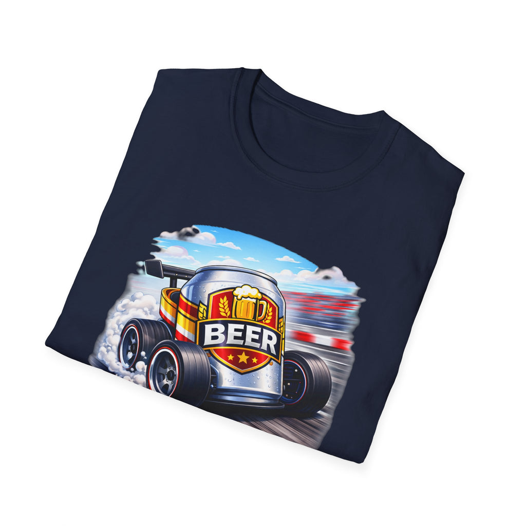 Racing Beer T-Shirt – "My Drinking Team Has a Racing Problem" Funny Motorsports Tee
