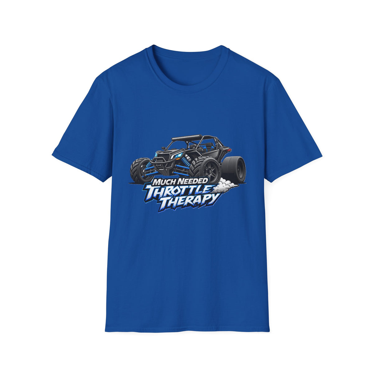 Throttle Therapy Off-Road T-Shirt — "Much Needed Throttle Therapy" Buggy Design