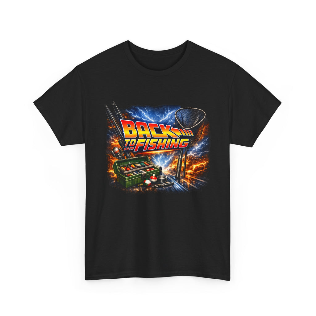 Back to Fishing T-Shirt — Retro Fishing Tee for Anglers