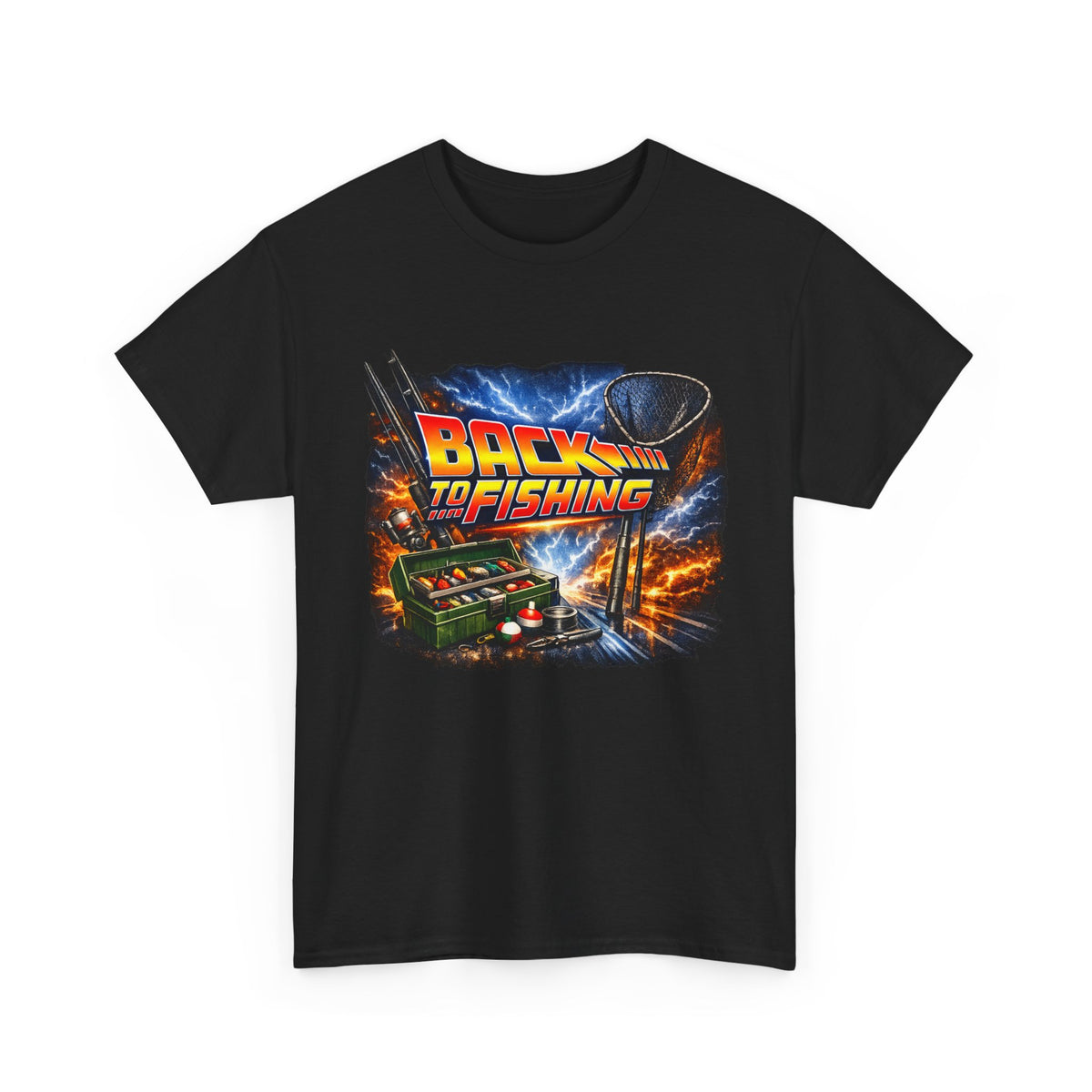 Back to Fishing T-Shirt — Retro Fishing Tee for Anglers