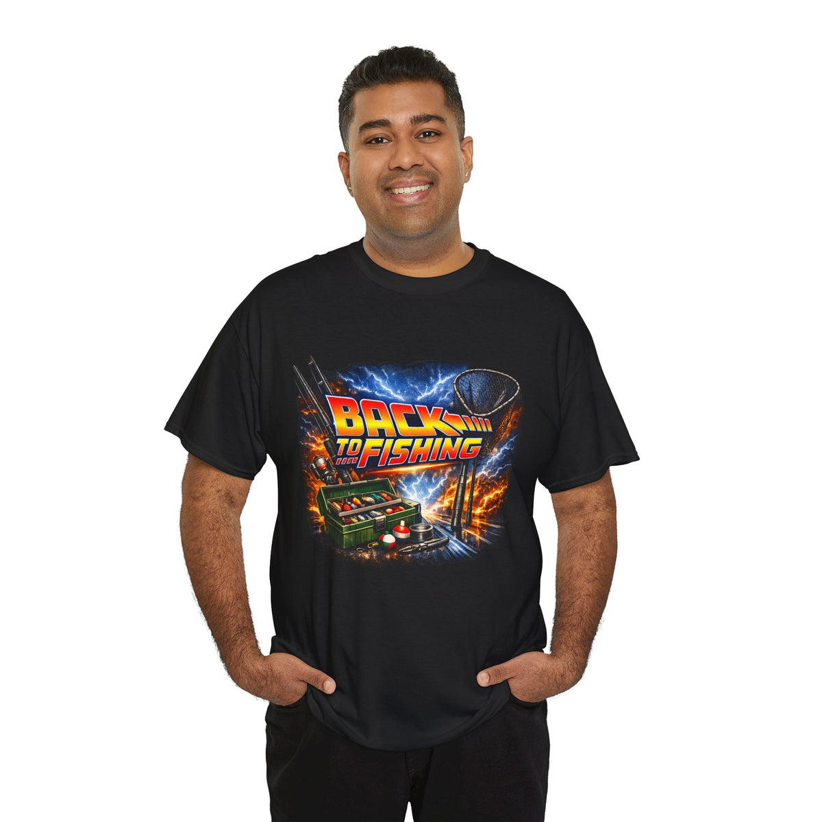 Back to Fishing T-Shirt — Retro Fishing Tee for Anglers