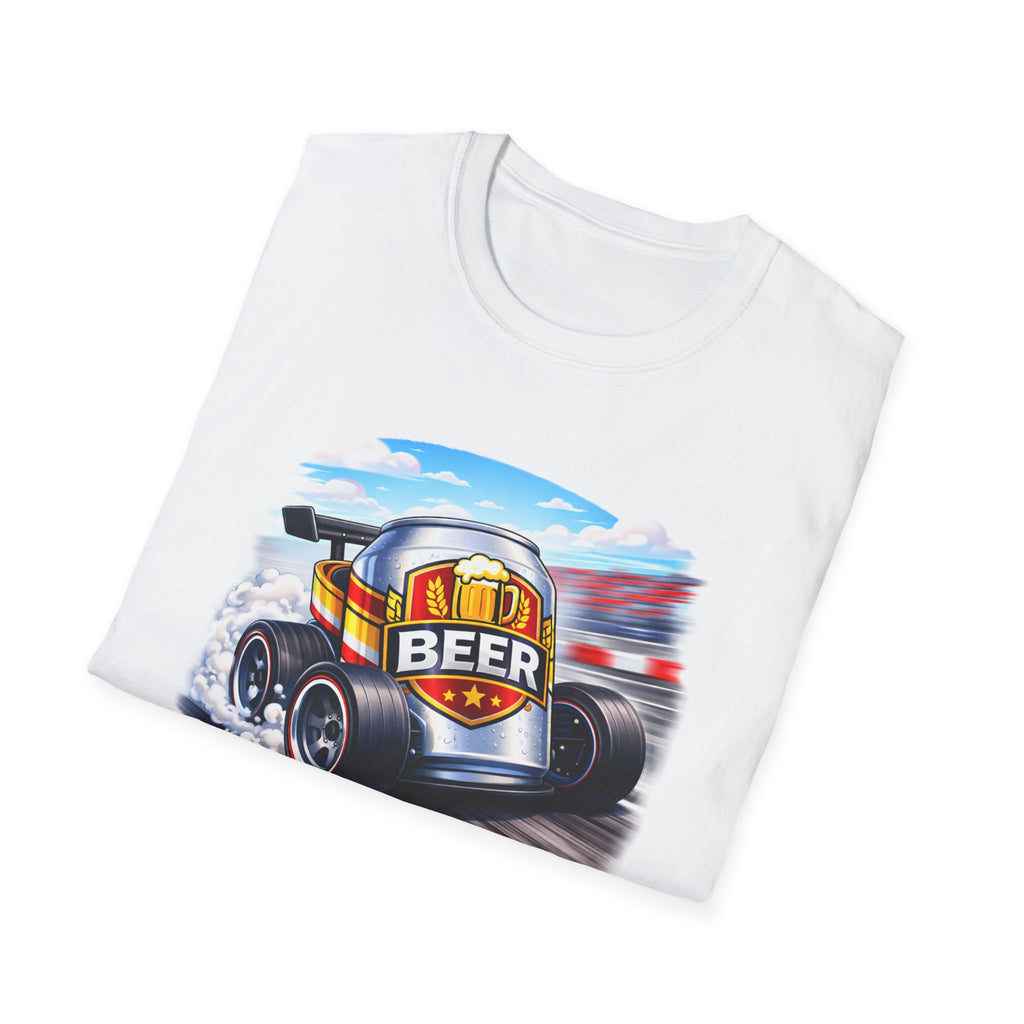 Racing Beer T-Shirt – "My Drinking Team Has a Racing Problem" Funny Motorsports Tee