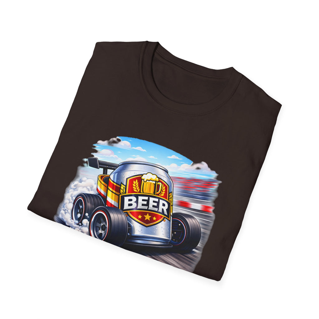 Racing Beer T-Shirt – "My Drinking Team Has a Racing Problem" Funny Motorsports Tee
