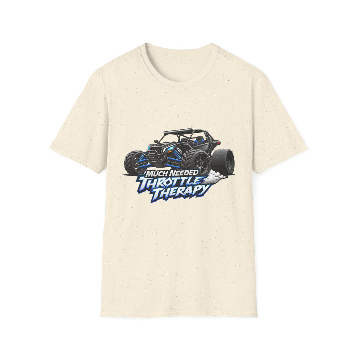 Throttle Therapy Off-Road T-Shirt — "Much Needed Throttle Therapy" Buggy Design