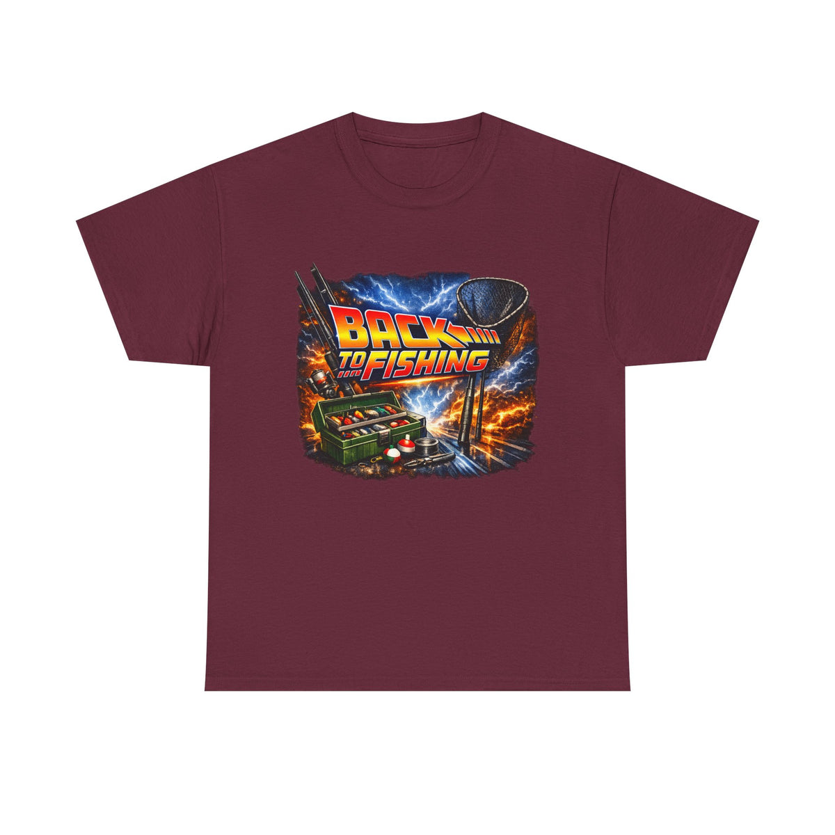 Back to Fishing T-Shirt — Retro Fishing Tee for Anglers