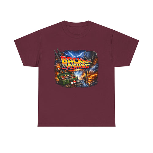 Back to Fishing T-Shirt — Retro Fishing Tee for Anglers