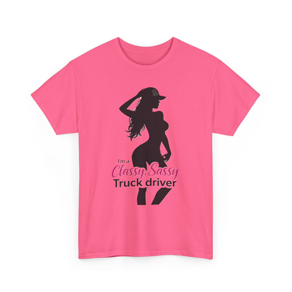 Classy Sassy Truck Driver T-Shirt — Feminine Trucker Tee