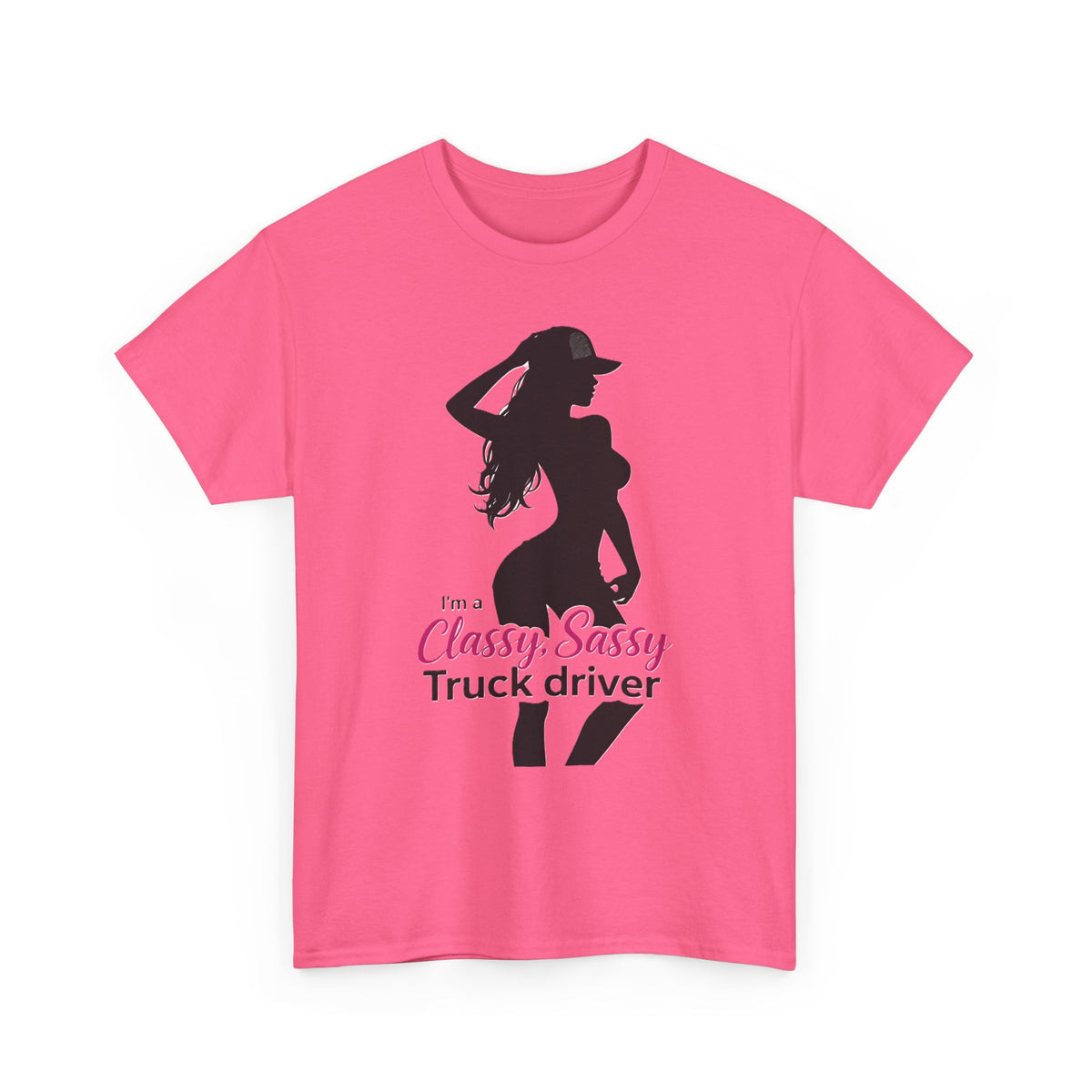 Classy Sassy Truck Driver T-Shirt — Feminine Trucker Tee