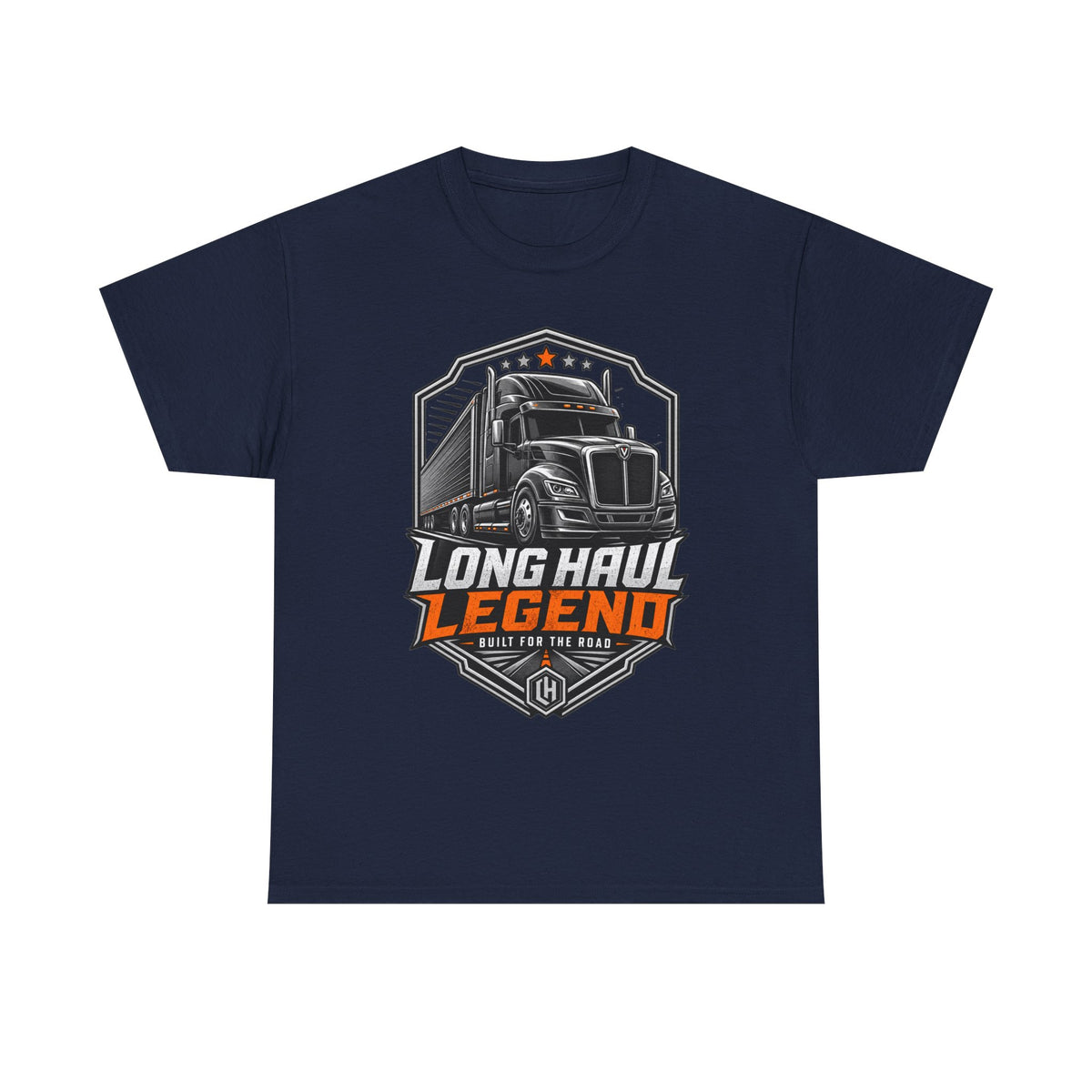 Long Haul Legend Trucker T-Shirt — "Long Haul Legend" Graphic Tee for Truck Drivers & Fans
