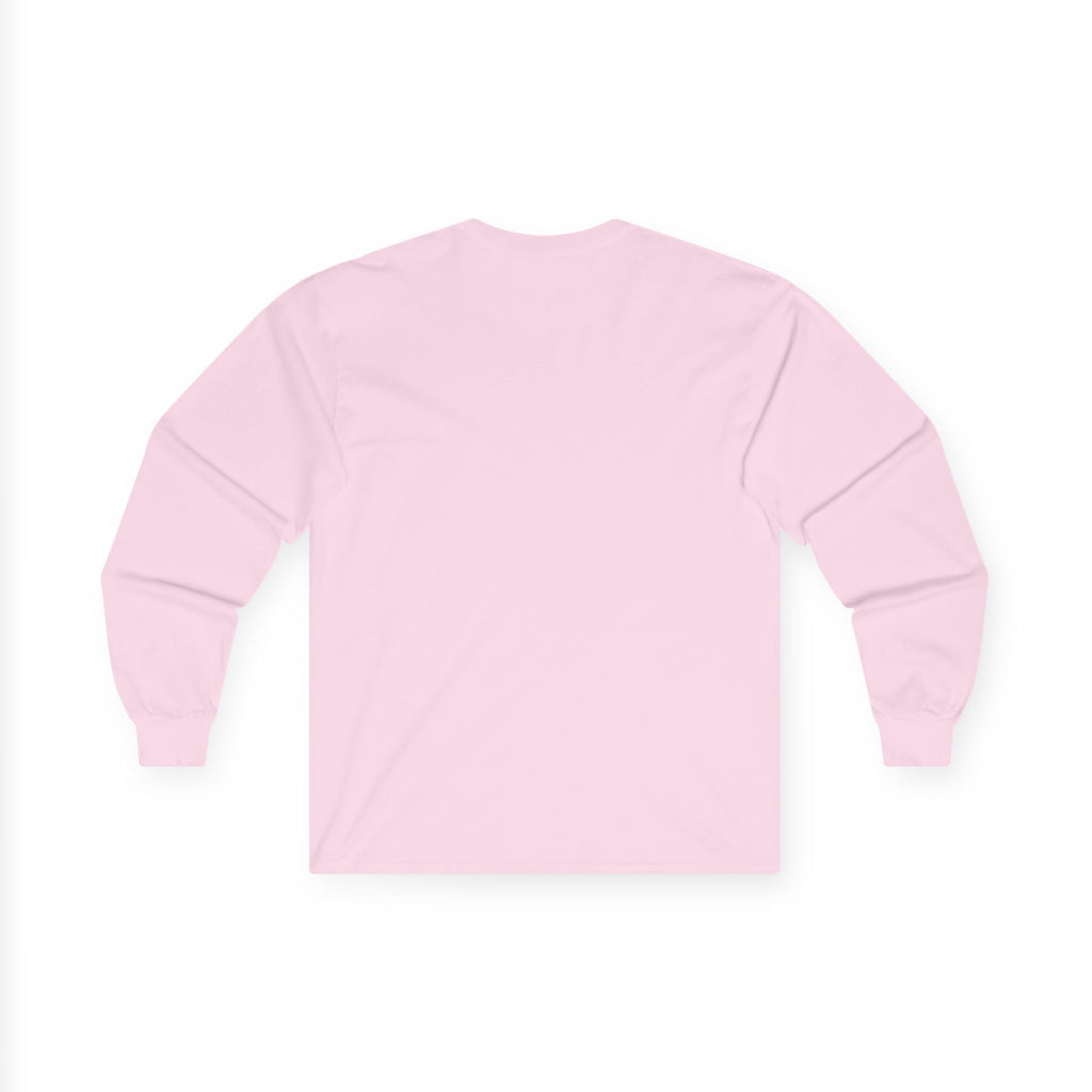 Inspirational Long Sleeve Tee — "Yes, Tomorrow Needs You" Sunset Design