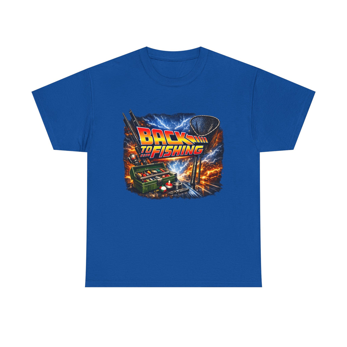 Back to Fishing T-Shirt — Retro Fishing Tee for Anglers