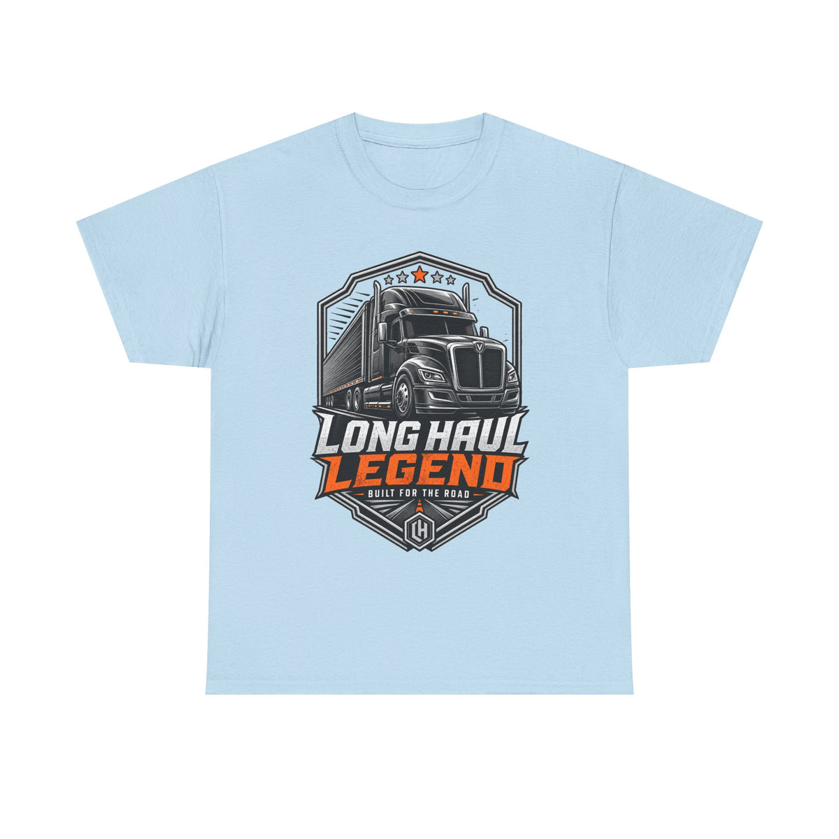 Long Haul Legend Trucker T-Shirt — "Long Haul Legend" Graphic Tee for Truck Drivers & Fans